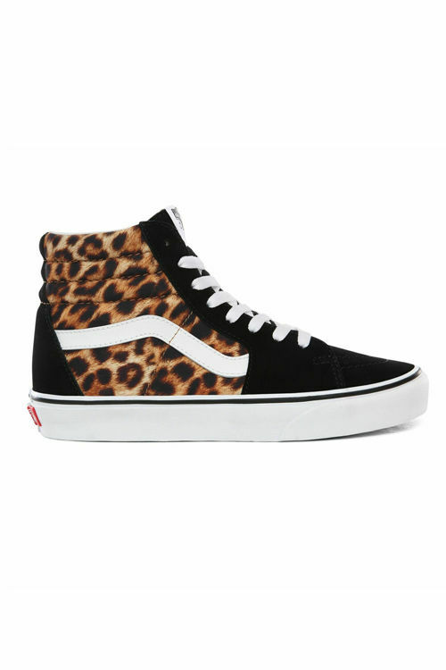 Vans Vn0a4u3c3ı61 Ua Sk8-hı Ayakkabı (LEOPARD) BLACK/TRUE WHİTE resmi