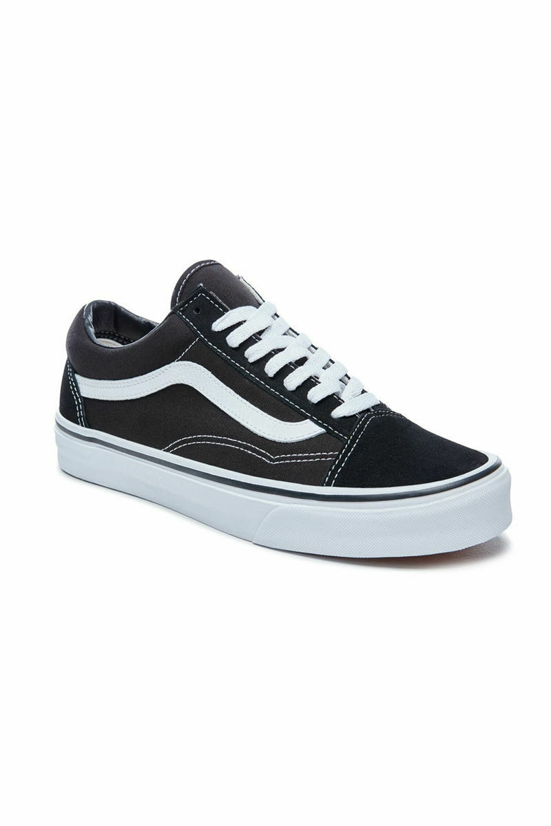 Vans Old Skool Vn000d3hy281 BLACK WHİTE resmi