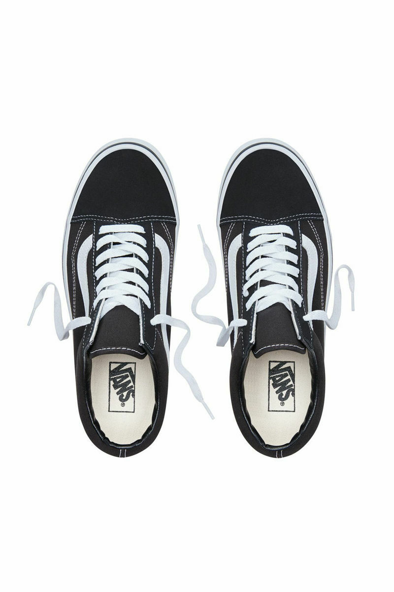 Vans Old Skool Vn000d3hy281 BLACK WHİTE resmi