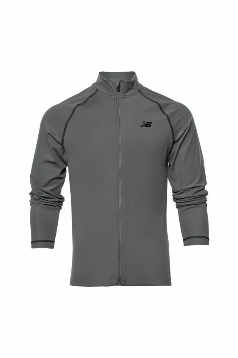 New Balance Mpj009-ag Gri Melanj Erkek Eşofman Üst GRİ MELANJ resmi