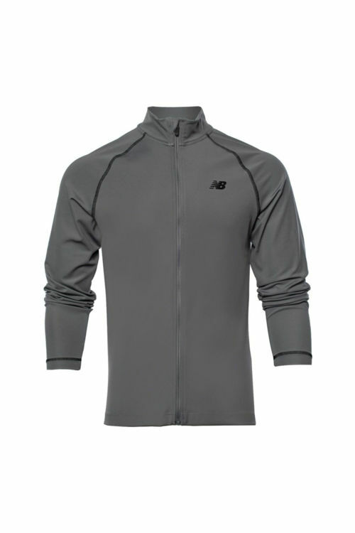 New Balance Mpj009-ag Gri Melanj Erkek Eşofman Üst GRİ MELANJ resmi