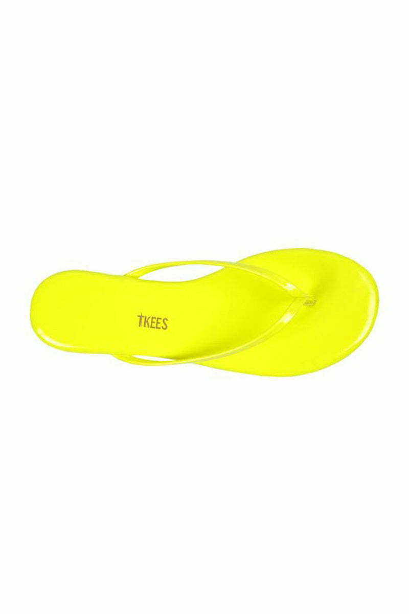 Tkees Tk-2033 Neon Sarı Parmak Arası Terlik NEON SARI resmi