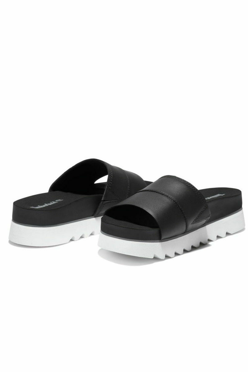 Tımberland Tb0a24s60011 Santamonıca Sunrıse Slıde BLACK FULL GRAİN resmi
