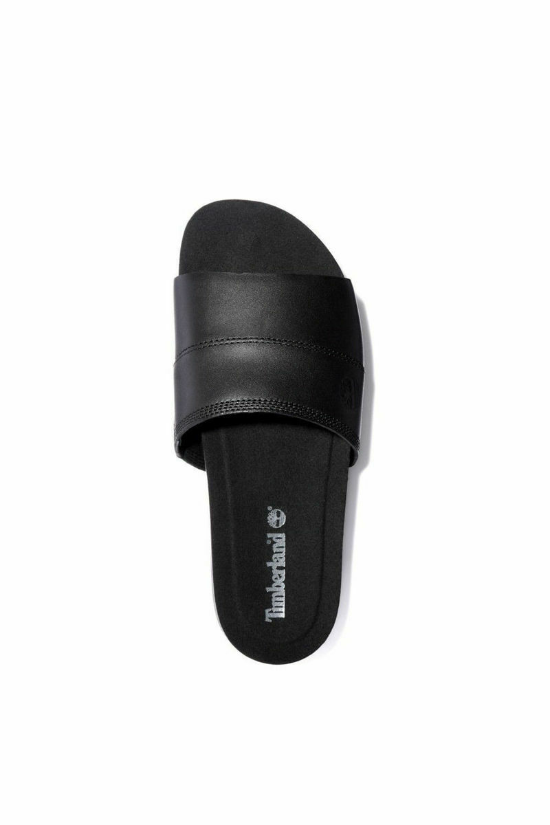 Tımberland Tb0a24s60011 Santamonıca Sunrıse Slıde BLACK FULL GRAİN resmi