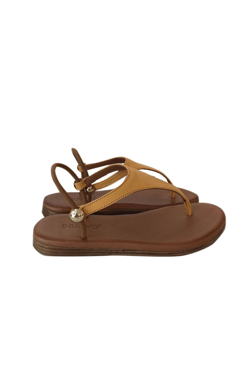 Inuovo 444009 Mustard Kadın Parmak Arası Sandalet MUSTARD resmi