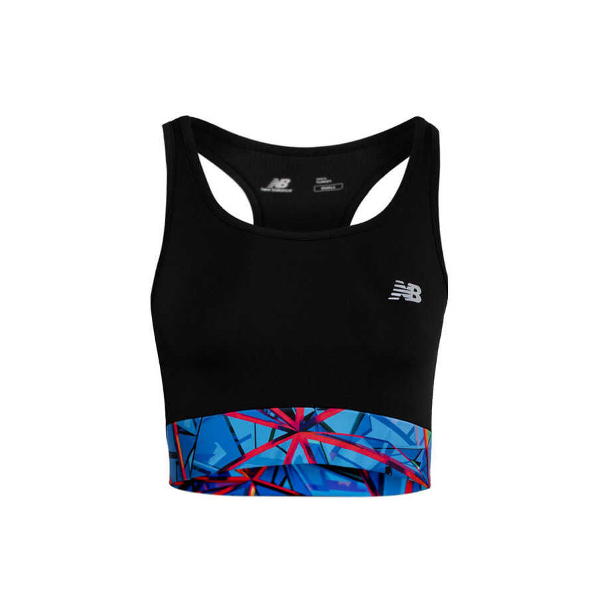 New Balance Nbtw2001-bk Kadın Spor Sutyen (bra) SİYAH resmi