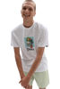 Vans Vn0a7pkıwht1 Death Blooms Ss Erkek T-shırt WHITE