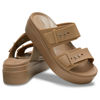 Crocs 207431-260 Khakı Brooklyn Buckle Lowwdg KHAKI